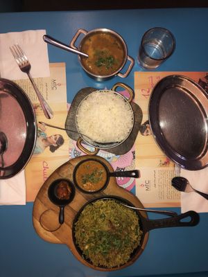 Our food at 12 Chutneys in Kuwait City