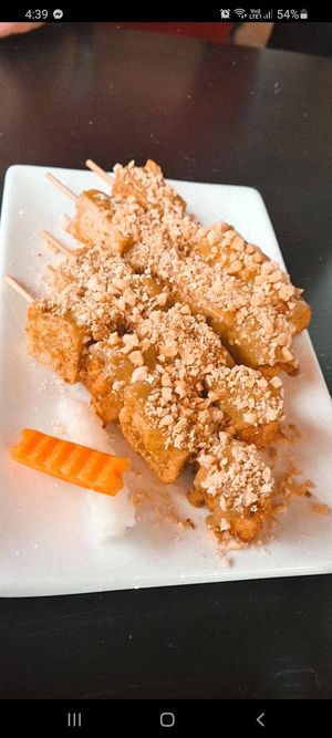 Satay tofu at King's Vegetarian in Bella Vista