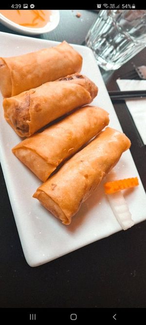 Spring rolls at King's Vegetarian in Bella Vista
