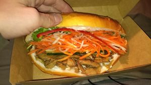 Vegan chicken at King's Vegetarian in Bella Vista