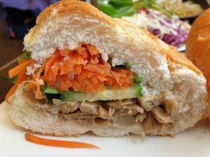Banh Mi $9.50 at King's Vegetarian in Bella Vista