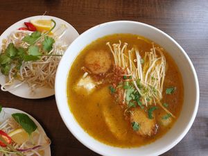 Banh Canh Cua $14.90 at King's Vegetarian in Bella Vista