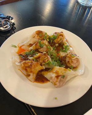 Dumplings  at King's Vegetarian in Bella Vista
