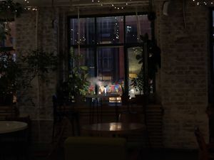 Window seat in the evening at I love you - Ya lyublyu tebya -я люблю тебя in St Petersburg