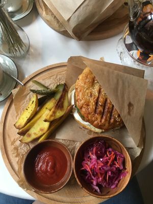 burger 'mir' at I love you - Ya lyublyu tebya -я люблю тебя in St Petersburg