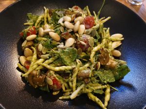 Pasta salad at I love you - Ya lyublyu tebya -я люблю тебя in St Petersburg