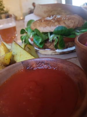 Burger at I love you - Ya lyublyu tebya -я люблю тебя in St Petersburg