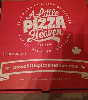 Logo at A Little Pizza Heaven in Winnipeg