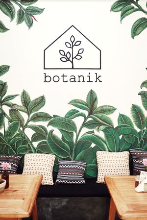 picture worthy sitting corner at Botanik in Kerobokan Kelod