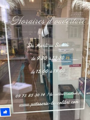 Opening hours  at Le Petit Colibri in Lyon
