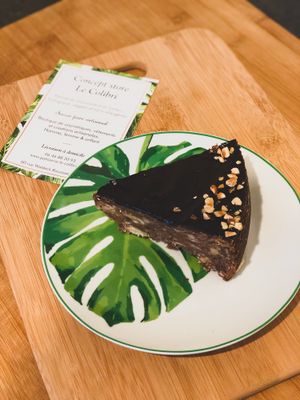 Vegan pudding  at Le Petit Colibri in Lyon