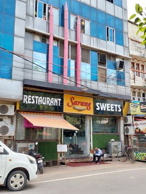 Entrance at Sarang Sweets & Restaurant in Lucknow