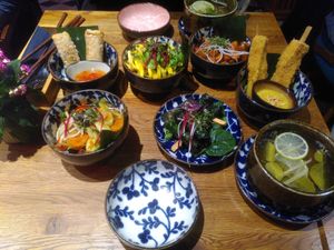 Various bowls at An Vegan House  in Hamburg