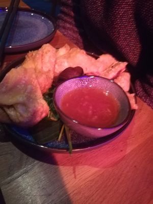 Wontons at An Vegan House  in Hamburg