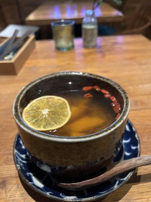 Orange Tea  at An Vegan House  in Hamburg