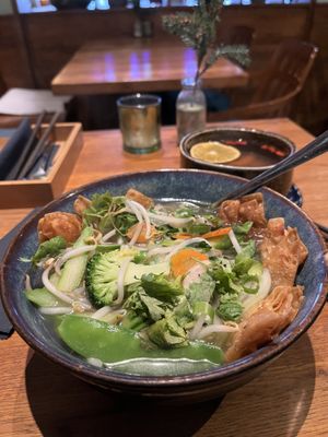 Wan tan soup  at An Vegan House  in Hamburg