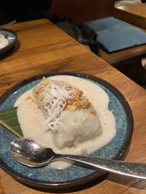 Banana desert 🍌  at An Vegan House  in Hamburg