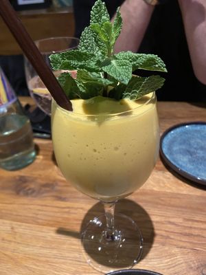 Mango drink 🍹   at An Vegan House  in Hamburg