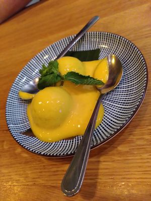 My first experience of mochi ice-cream at An Vegan House  in Hamburg