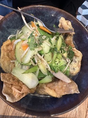 Wantan Soup  at An Vegan House  in Hamburg