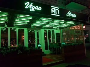 Outside at An Vegan House  in Hamburg