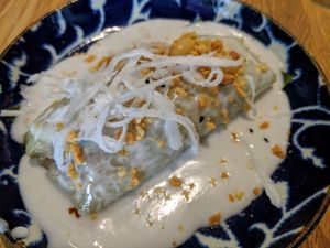 Banana in sticky rice at An Vegan House  in Hamburg