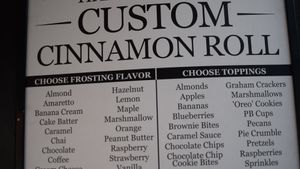 make your own cinnamon roll at Cinnaholic in Seattle