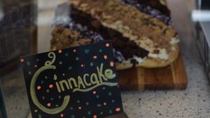 cinnacake option at Cinnaholic in Seattle