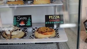 smore and pizza rolls at Cinnaholic in Seattle