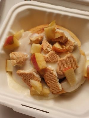 Chai delight at Cinnaholic in Seattle