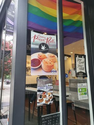 Vegan pizza rolls! at Cinnaholic in Seattle