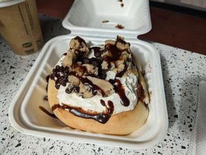 Cookie Monster at Cinnaholic in Seattle