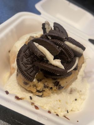 Oreo & cookie dough   at Cinnaholic in Seattle