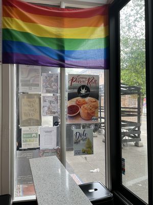 inside at Cinnaholic in Seattle