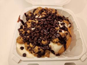 Cookie Monster at Cinnaholic in Seattle
