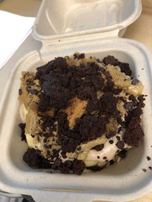 Everything chocolate added at Cinnaholic in Seattle