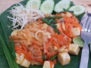 Pad Thai at Vegan Phangan in Koh Phangan
