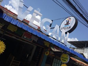 Outside at Vegan Phangan in Koh Phangan