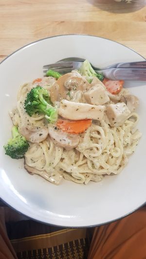 Carbonara at Vegan Phangan in Koh Phangan