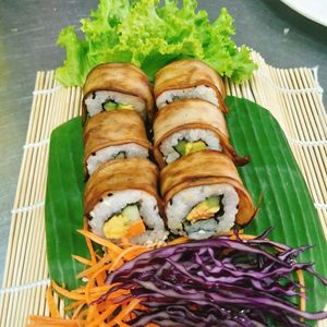 SUSHI at Vegan Phangan in Koh Phangan