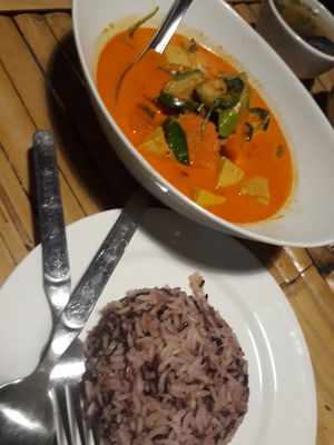 Penang curry at Vegan Phangan in Koh Phangan
