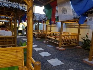 Outside the Restaurant at Vegan Phangan in Koh Phangan