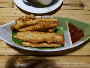 Fried Tempeh at Vegan Phangan in Koh Phangan