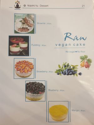 Here comes the rest of the menu, a lot of choices! at Vegan Phangan in Koh Phangan