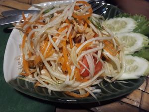 Somtam at Vegan Phangan in Koh Phangan