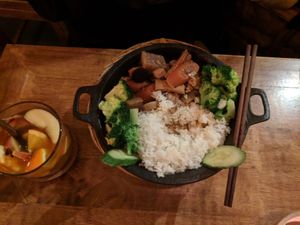 Rau Kho To. So delicious and savory. at East Moon in Berlin