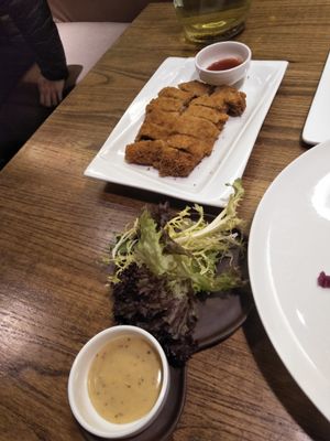 The tofu skin cutlet. at TàiSù ShūShí in Shanghai