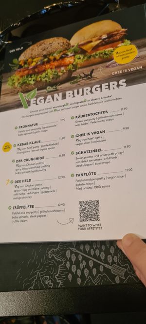 Some of the vegan burgers. There are also bowls, salads, nuggets etc at Peter Pane - Friedrichstr in Berlin