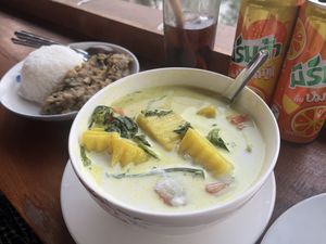  Veg curry and rice   at Sabaïdee in Phonsaly