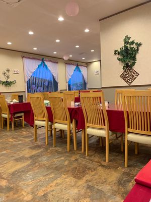Dining room  at PY Halal Kitchen in Nara